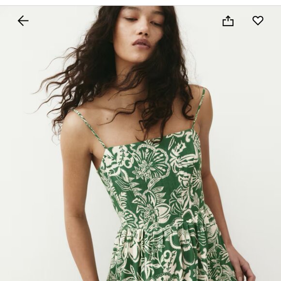 H&M Strappy Midi Dress - Picture 1 of 12